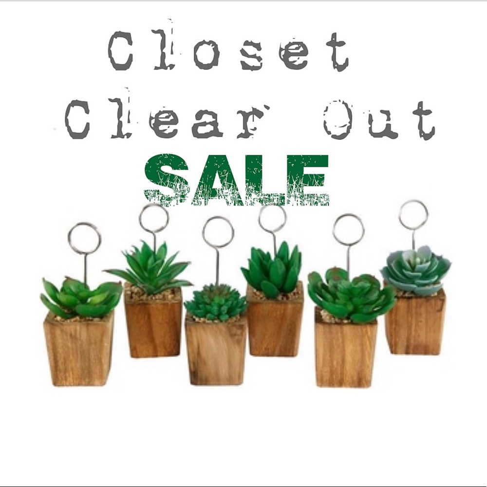 Closet Clear Out Sale!
